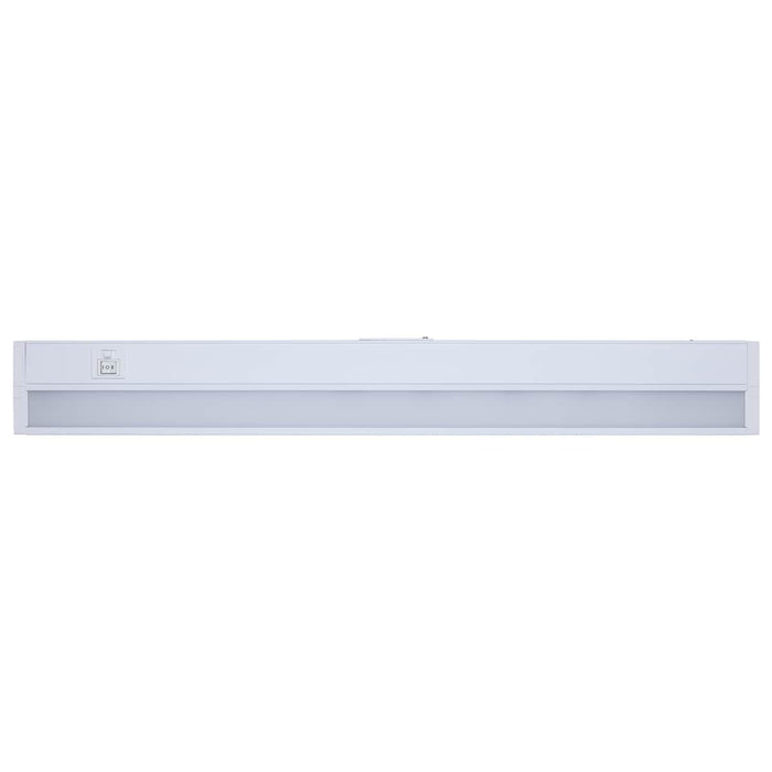 Under Cabinet Nuvo 63-504 17 Watt - 28 Inch LED White Under Cabinet Light - 3K/4K/5K CCT Selectable - 50000 Hours - White Finish Nuvo
