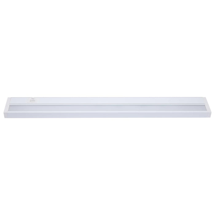 Under Cabinet Nuvo 63-504 17 Watt - 28 Inch LED White Under Cabinet Light - 3K/4K/5K CCT Selectable - 50000 Hours - White Finish Nuvo