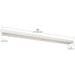 Under Cabinet Nuvo 63-504 17 Watt - 28 Inch LED White Under Cabinet Light - 3K/4K/5K CCT Selectable - 50000 Hours - White Finish Nuvo