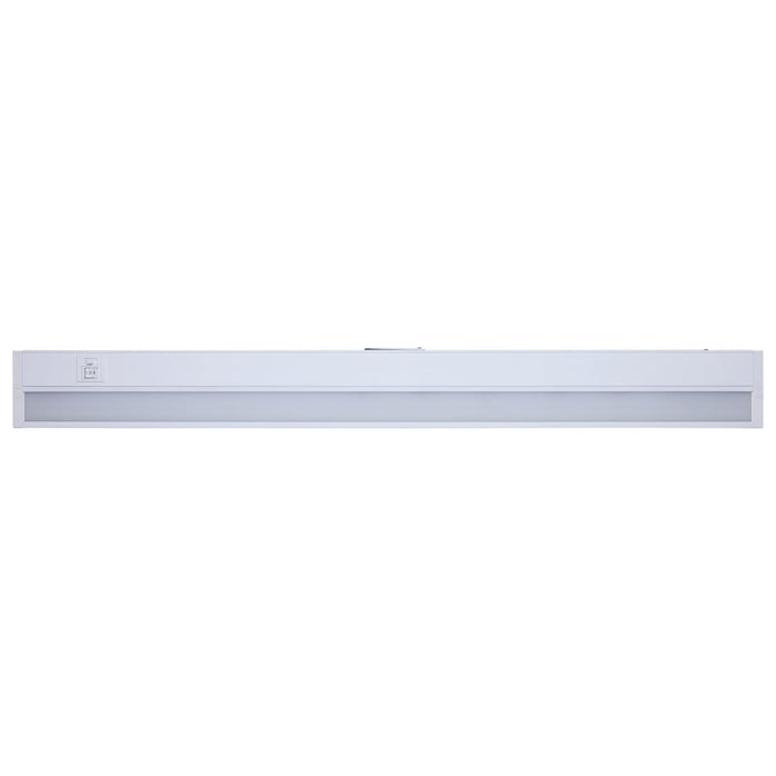 Under Cabinet Nuvo 63-505 20 Watt - 34 Inch LED White Under Cabinet Light - 3K/4K/5K CCT Selectable - White Finish Nuvo
