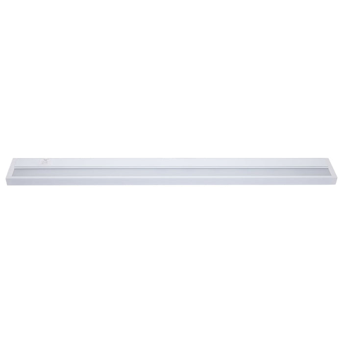 Under Cabinet Nuvo 63-505 20 Watt - 34 Inch LED White Under Cabinet Light - 3K/4K/5K CCT Selectable - White Finish Nuvo