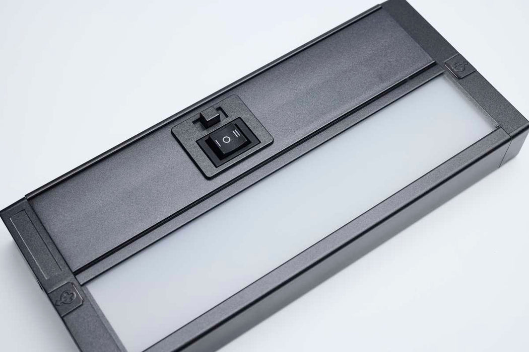 Under Cabinet Nuvo 63-520 5 Watt 8-Inch LED Under Cabinet - 30K/40K/50K 3K/4K/5K CCT Selectable - Dark Bronze - 120 Volt Nuvo