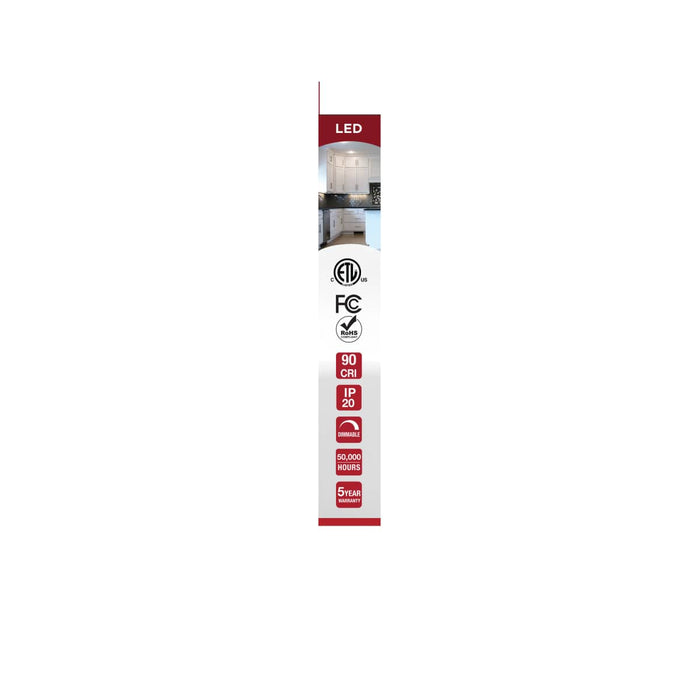 Under Cabinet Nuvo 63-520 5 Watt 8-Inch LED Under Cabinet - 30K/40K/50K 3K/4K/5K CCT Selectable - Dark Bronze - 120 Volt Nuvo