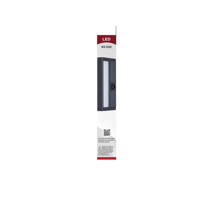 Under Cabinet Nuvo 63-520 5 Watt 8-Inch LED Under Cabinet - 30K/40K/50K 3K/4K/5K CCT Selectable - Dark Bronze - 120 Volt Nuvo