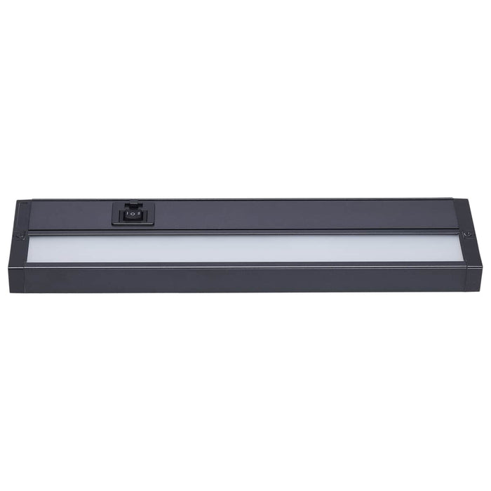 Under Cabinet Nuvo 63-522 9 Watt 14-Inch LED Under Cabinet - 30K/40K/50K 3K/4K/5K CCT Selectable - Dark Bronze - 120 Volt Nuvo