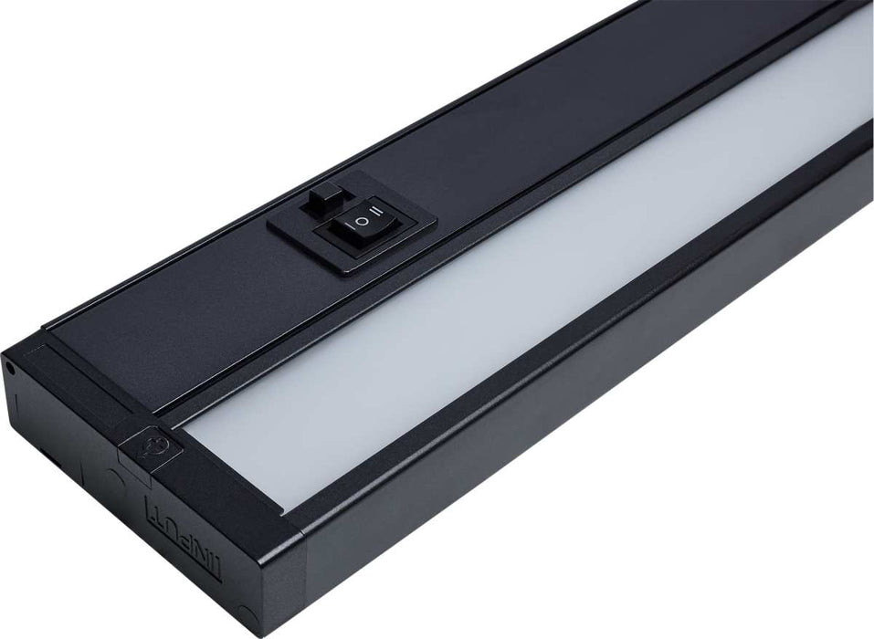 Under Cabinet Nuvo 63-522 9 Watt 14-Inch LED Under Cabinet - 30K/40K/50K 3K/4K/5K CCT Selectable - Dark Bronze - 120 Volt Nuvo