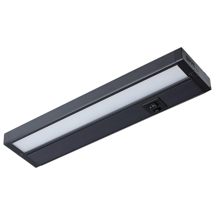 Under Cabinet Nuvo 63-522 9 Watt 14-Inch LED Under Cabinet - 30K/40K/50K 3K/4K/5K CCT Selectable - Dark Bronze - 120 Volt Nuvo