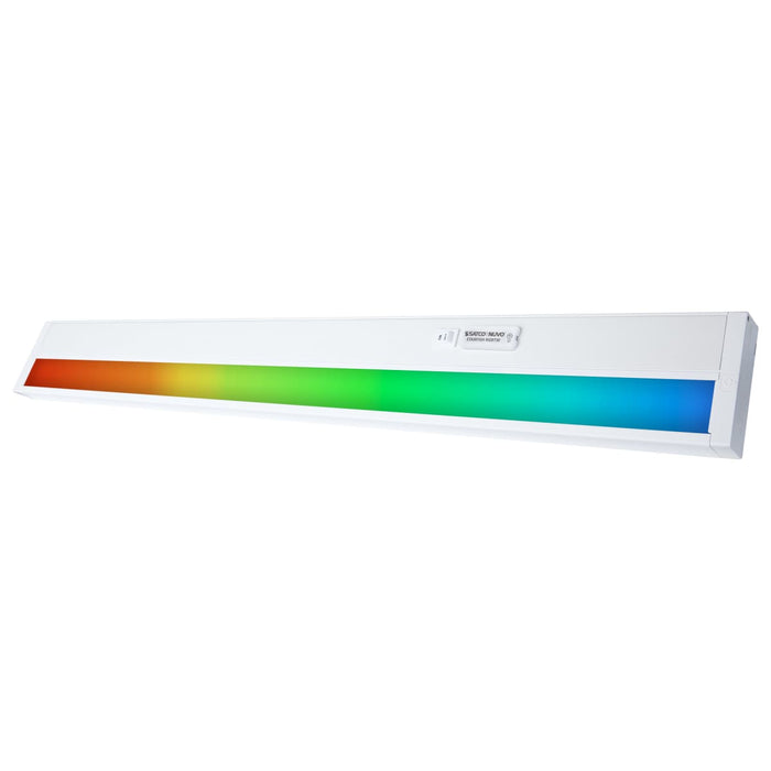 Under Cabinet Nuvo 63-555 34 Inch - LED - SMART - Starfish - RGB and Tunable White - Under Cabinet Light - White Finish Nuvo