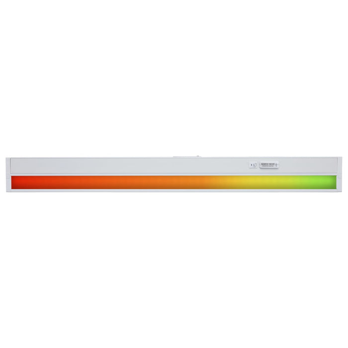 Under Cabinet Nuvo 63-555 34 Inch - LED - SMART - Starfish - RGB and Tunable White - Under Cabinet Light - White Finish Nuvo