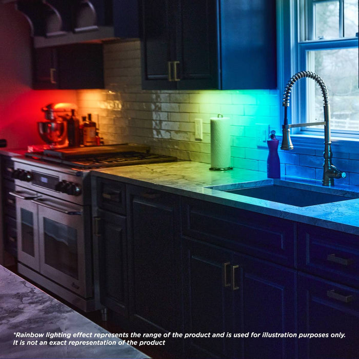 Under Cabinet Nuvo 63-555 34 Inch - LED - SMART - Starfish - RGB and Tunable White - Under Cabinet Light - White Finish Nuvo