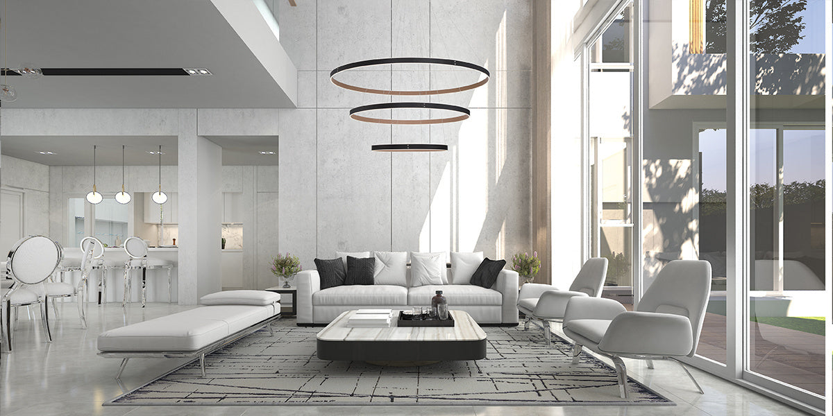 Eurofase 43900-015 Verdura 60" Matte Black LED Chandelier