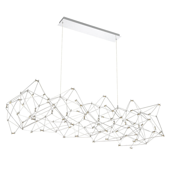 Eurofase 38036-019 Leonardelli 65" Chrome LED Chandelier