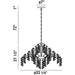 Eurofase 29060-016 Campobasso 33" Gold Chandelier
