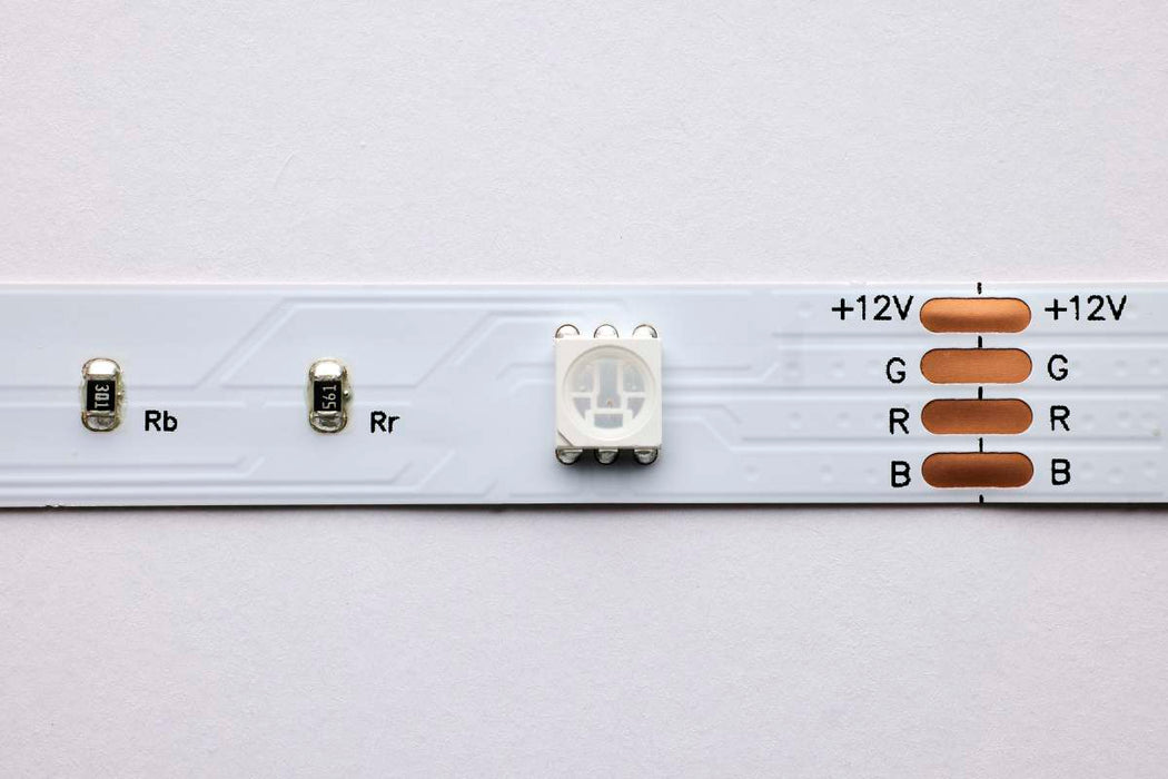 Tape Light Nuvo 64-100 Dimension Color - Tape Light strip - 16 ft. - RGB - Plug connection - White Finish Nuvo