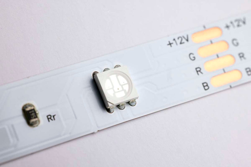 Tape Light Nuvo 64-100 Dimension Color - Tape Light strip - 16 ft. - RGB - Plug connection - White Finish Nuvo