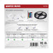 Tape Light Nuvo 64-100 Dimension Color - Tape Light strip - 16 ft. - RGB - Plug connection - White Finish Nuvo