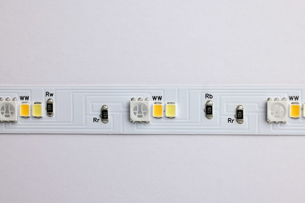 Tape Light Nuvo 64-110 Dimension Performer - Tape Light strip - 16 ft. - RGB plus Tunable White - Plug connection - IR Remote Included - White Finish Nuvo