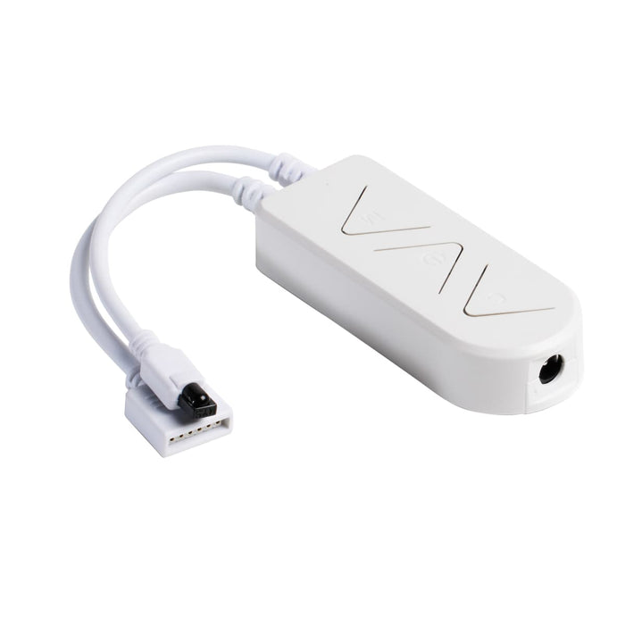 Tape Light Nuvo 64-130 Dimension Pro - Tape Light strip - 16 ft. - Hi-Output - RGB plus Tunable White - Plug connection - Starfish IOT Capable - IR Remote Included - White Finish Nuvo