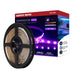 Tape Light Nuvo 64-130 Dimension Pro - Tape Light strip - 16 ft. - Hi-Output - RGB plus Tunable White - Plug connection - Starfish IOT Capable - IR Remote Included - White Finish Nuvo