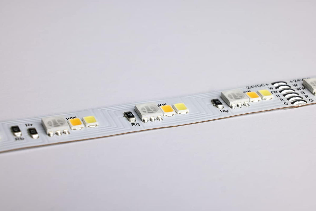 Tape Light Nuvo 64-131 Dimension Pro - Tape Light strip - 32 ft. - Hi-Output - RGB plus Tunable White - Plug connection - Starfish IOT Capable - IR Remote Included - White Finish Nuvo