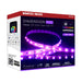Tape Light Nuvo 64-131 Dimension Pro - Tape Light strip - 32 ft. - Hi-Output - RGB plus Tunable White - Plug connection - Starfish IOT Capable - IR Remote Included - White Finish Nuvo