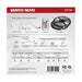 Tape Light Nuvo 64-132 Dimension Pro - Tape Light strip - 64 ft. - Hi-Output - RGB plus Tunable White - Plug connection - Starfish IOT Capable - IR Remote Included - White Finish Nuvo