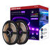 Tape Light Nuvo 64-132 Dimension Pro - Tape Light strip - 64 ft. - Hi-Output - RGB plus Tunable White - Plug connection - Starfish IOT Capable - IR Remote Included - White Finish Nuvo