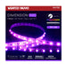Tape Light Nuvo 64-133 Dimension Pro - Tape Light strip - 16 ft. - Hi-Output - RGB plus Tunable White - J-Box connection - Starfish IOT Capable - IR Remote Included - White Finish Nuvo