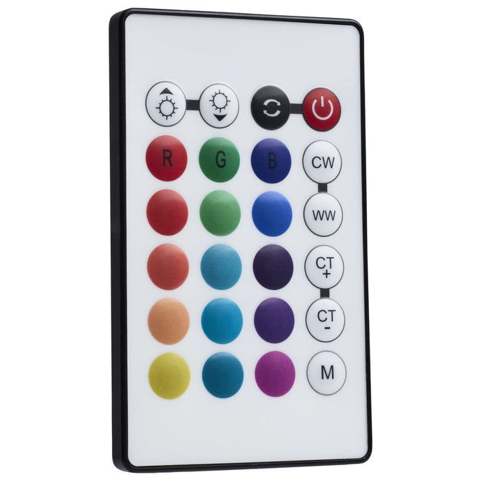 Tape Light Nuvo 64-142 Dimension Pro - Tape Light strip - 64 ft. - Hi-Output - RGB plus Tunable White - Plug connection - IP65 - Starfish IOT Capable - RF Remote Included - White Finish Nuvo