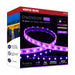 Tape Light Nuvo 64-142 Dimension Pro - Tape Light strip - 64 ft. - Hi-Output - RGB plus Tunable White - Plug connection - IP65 - Starfish IOT Capable - RF Remote Included - White Finish Nuvo