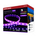 Tape Light Nuvo 64-143 Dimension Pro - Tape Light strip - 16 ft. - Hi-Output - RGB plus Tunable White - J-Box connection - IP65 - Starfish IOT Capable - RF Remote Included - White Finish Nuvo