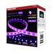 Tape Light Nuvo 64-145 Dimension Pro - Tape Light strip - 64 ft. - Hi-Output - RGB plus Tunable White - J-Box connection - IP65 - Starfish IOT Capable - RF Remote Included - White Finish Nuvo