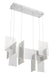 Eurofase 37345-036 Coburg 33" Anodized Silver LED Chandelier