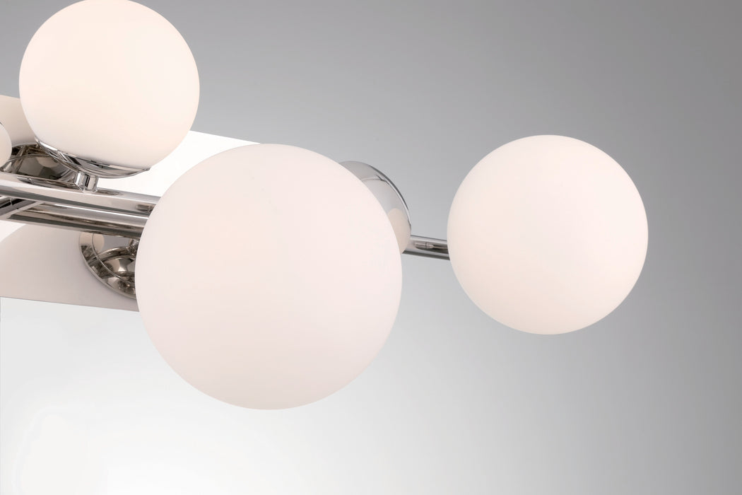 Eurofase 49086-027 Vine 4-Light Polished Nickel LED Vanity Light