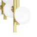 Chandelier Thesis 207379A Julep 22 inch 9 light Brushed Gold Chandelier with Opal Glass Shades THESIS