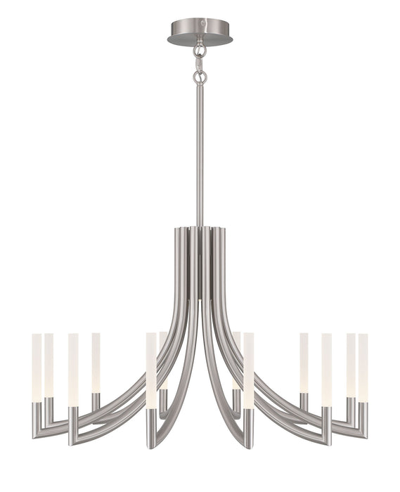 Eurofase 49011-029 Olette 36" Brushed Nickel LED Chandelier