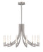 Eurofase 49011-029 Olette 36" Brushed Nickel LED Chandelier