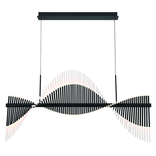 Eurofase 47126-022 Voltik 59" Matte Black LED Chandelier