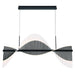 Eurofase 47126-022 Voltik 59" Matte Black LED Chandelier