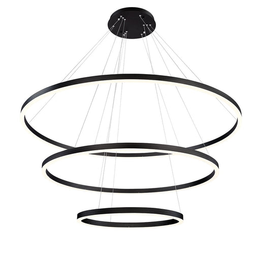 Eurofase 31474-023 Spunto 61" Matte Black LED Chandelier