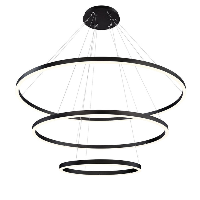 Eurofase 31474-023 Spunto 61" Matte Black LED Chandelier