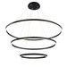 Eurofase 31474-023 Spunto 61" Matte Black LED Chandelier