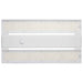 Linear Hi-Bay Nuvo 65-1013 LED Linear High-Bay With Interchangeable Lens - 275W/300W/320W Wattage Selectable - 3K/4K/5K CCT Selectable - White Finish Nuvo