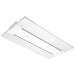 Linear Hi-Bay Nuvo 65-1013 LED Linear High-Bay With Interchangeable Lens - 275W/300W/320W Wattage Selectable - 3K/4K/5K CCT Selectable - White Finish Nuvo
