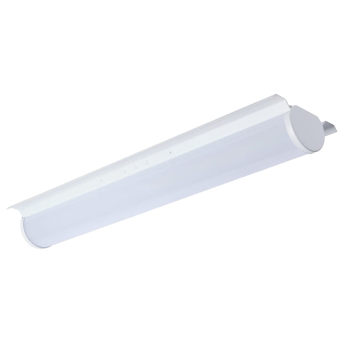 Strip Light Nuvo 65-1030 15/20/25 Watt LED 2 Foot Retrofit Strip Light - 35K/4K/5K CCT Selectable - 120-277 Volt - Gloss White Finish Nuvo