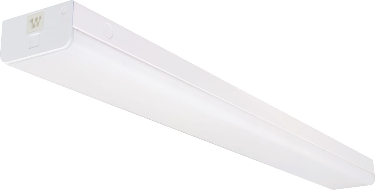Strip Light Nuvo 65-1145 LED 4 ft. - Wide Strip Light - 40W - 4000K - White Finish - Connectible with Sensor Nuvo