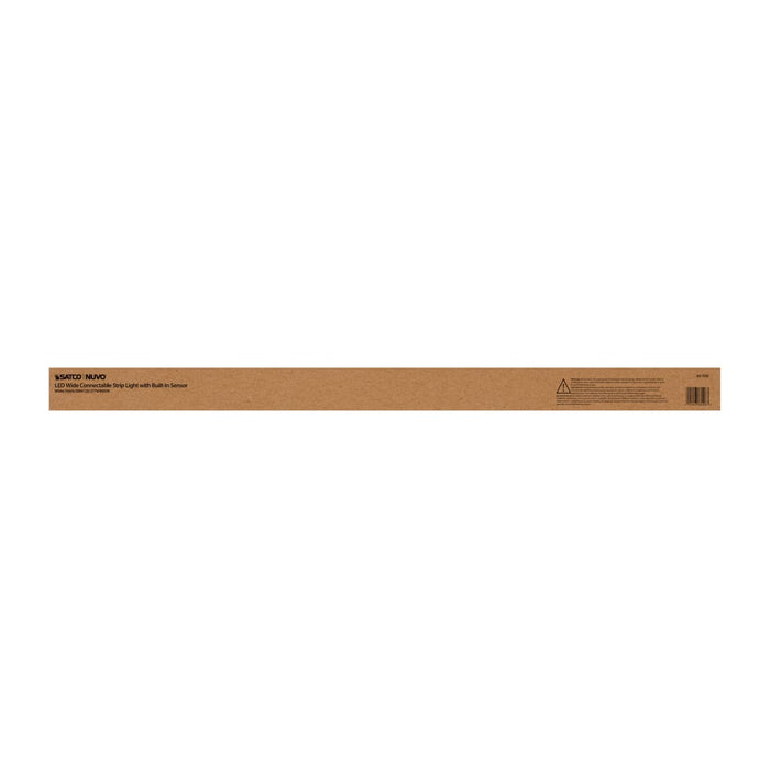 Strip Light Nuvo 65-1145 LED 4 ft. - Wide Strip Light - 40W - 4000K - White Finish - Connectible with Sensor Nuvo