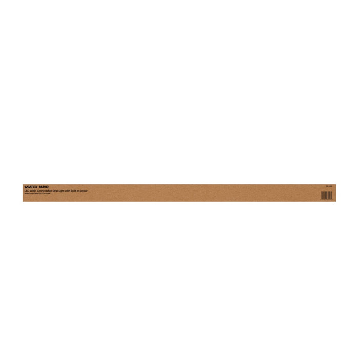 Strip Light Nuvo 65-1146 LED 4 ft. - Wide Strip Light - 40W - 5000K - White Finish - Connectible with Sensor Nuvo