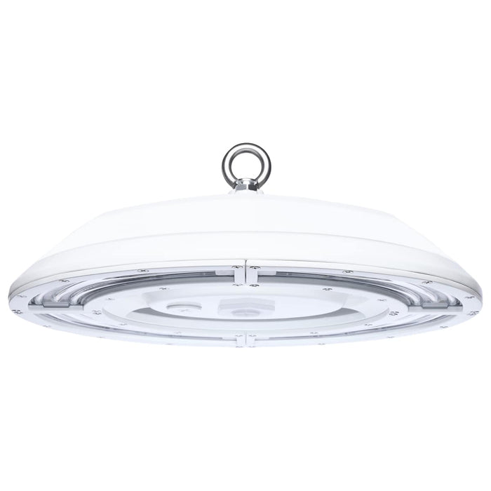 UFO Hi-Bay Nuvo 65-1160 LED UFO Hi-Bay - 200/150/100 Wattage Selectable - 4000K/5000K CCT Selectable - 120-277 Volt - White Finish Nuvo