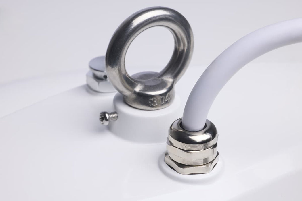 UFO Hi-Bay Nuvo 65-1161 LED UFO Hi-Bay - 200/150/100 Wattage Selectable - 4000K/5000K CCT Selectable - 277-480 Volt - White Finish Nuvo